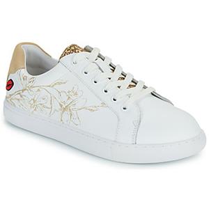 Bons baisers de Paname Lage Sneakers  SIMONE GOLD FLOWERS