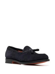 Santoni Loafers met kwastje - Blauw