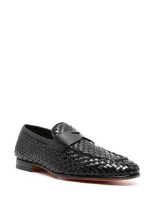 Santoni Penny loafers - Zwart