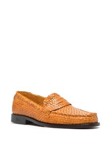 Marni interwoven leather loafers - Oranje