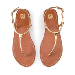 LA REDOUTE COLLECTIONS Sandalen leer met teenstuk
