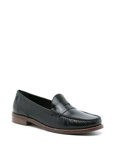 Sarah Chofakian Brighton leren loafers - Zwart