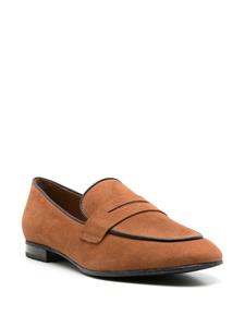 Sarah Chofakian Leren loafers - Bruin