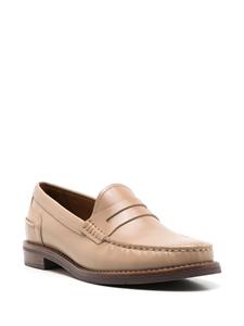 Sarah Chofakian Rive Gauche penny loafers - SAND