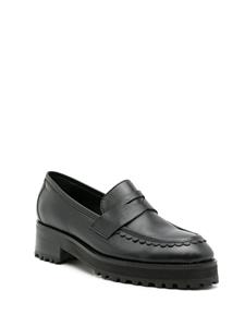 Sarah Chofakian Holly leren loafers - Zwart