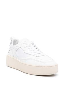 D.A.T.E. Sneakers met mesh vlakken - Wit