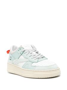 D.A.T.E. Leren sneakers - Wit