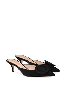 Gianvito Rossi Portofino 55mm suede mules - Zwart
