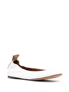 Lanvin Lakleren ballerina's - Wit