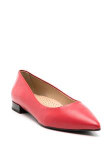 Sarah Chofakian Ballerina's met puntige neus - Rood