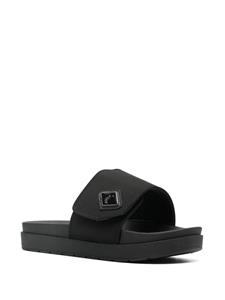 A-COLD-WALL* Diamond gewatteerde slippers - Zwart
