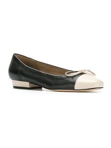 Sarah Chofakian ballerina's met ronde neus - Zwart