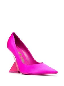 The Attico Pumps met bewerkte hak - Roze