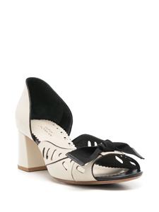 Sarah Chofakian Pumps met strik-detail - Beige