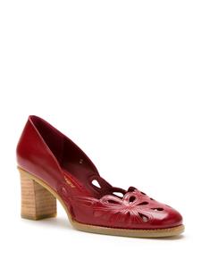 Sarah Chofakian Belle Epoque leren pumps - Rood