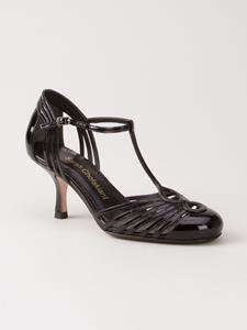 Sarah Chofakian strappy pumps - Zwart