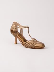 Sarah Chofakian strappy pumps - Metallic