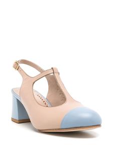 Sarah Chofakian Magie tweekleurige pumps - Beige