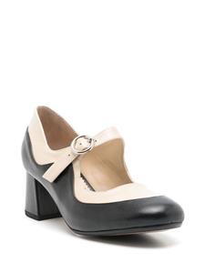 Sarah Chofakian Émile tweekleurige pumps - Zwart