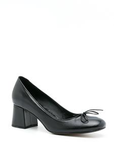 Sarah Chofakian Sandy pumps met klokhak - Zwart