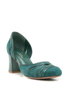 Sarah Chofakian Brive leren pumps - Groen