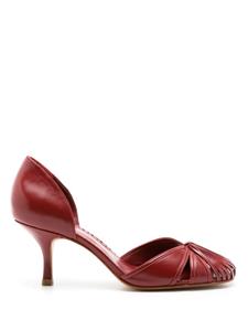 Sarah Chofakian ronde pumps - Rood