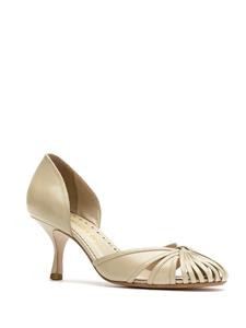 Sarah Chofakian leren pumps - Beige