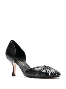 Sarah Chofakian Sarah leren pumps - Zwart