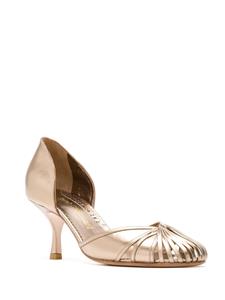 Sarah Chofakian Sarah leren pumps - Goud