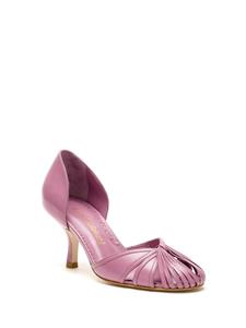 Sarah Chofakian Sarah leren pumps - Paars