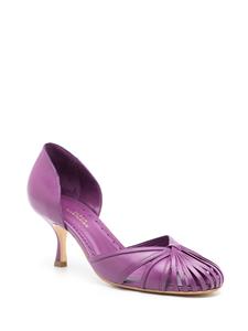 Sarah Chofakian Scarpin leren pumps - Paars