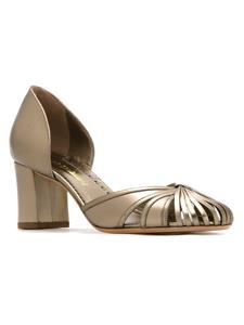 Sarah Chofakian lederen pumps - Metallic