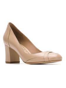 Sarah Chofakian Leren pumps - Beige