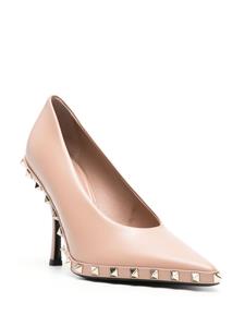 Valentino Garavani Rockstud leren pumps - Roze