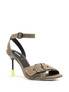 MSGM Iconic 95mm sandals - Groen