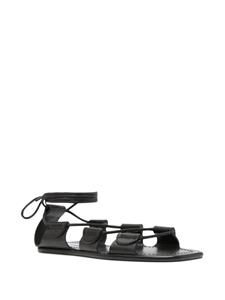Maison Margiela Leren sandalen - Zwart