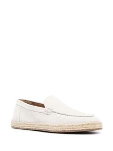 Doucal's almond suede espadrilles - Beige