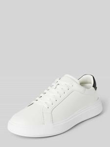 CK Calvin Klein Sneakers met vetersluiting in effen design