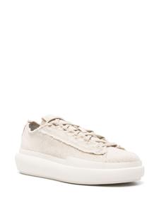 Y-3 Nizza sneakers met plateauzool - Beige
