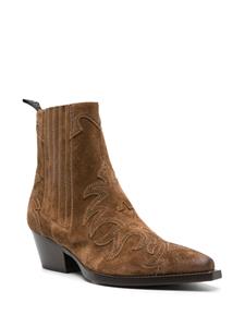 Sartore 50mm suede ankle boots - Bruin