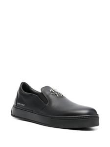 Philipp Plein Sneakers met logoplakkaat - Zwart