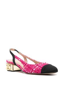 Roberto Festa Aurelia 30mm tweed pumps - Roze