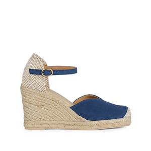 Geox Espadrilles met sleehak, suèdine Gelsa