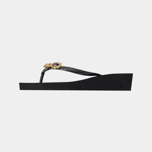 Uzurii T mid heel switch black