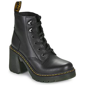 Dr. Martens Jesy Sendal Leren Hakken Laarzen in Zwart