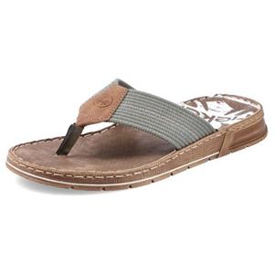 Rieker Teenslippers zomerschoen, slippers, badschoen, zwemschip, met logo-opschrift