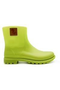 Thies Damen vegan Regenstiefel 100% Wasserdicht Biologisch Abbaubar Lindgrün
