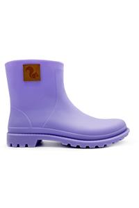 Thies Damen vegan Regenstiefel 100% Wasserdicht Biologisch Abbaubar Lavendel