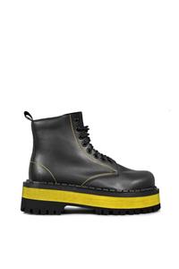 Altercore Damen vegan Schuhe 653 Vegan Schwarz & Gelb