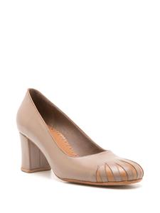 Sarah Chofakian Andy Warhol 55 leren pumps - Beige